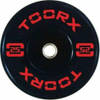 Toorx Fitness Bumper Plate - Olympische Halterschijf 25 kg - Rood