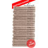 Seashell Gastendoekjes - 12 stuks - 100% Egyptisch Katoen - zware kwaliteit - 30x50 - beige