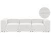 Beliani FALSTERBO - Modulaire Sofa-Wit-Corduroy