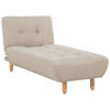 Beliani ALSTEN - Chaise longue-Beige-Polyester