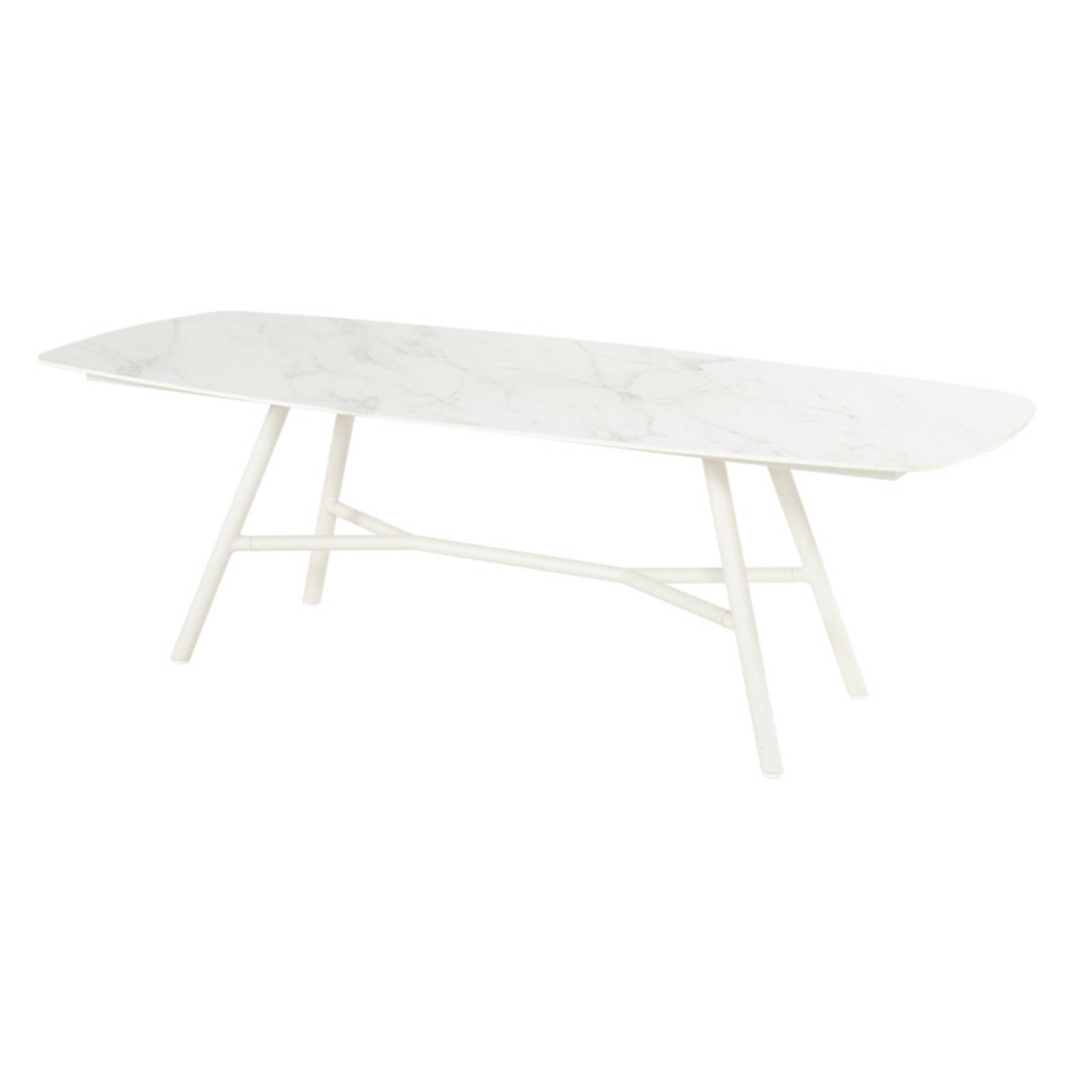 Hartman Benevento Tuintafel 240x100 cm Wit