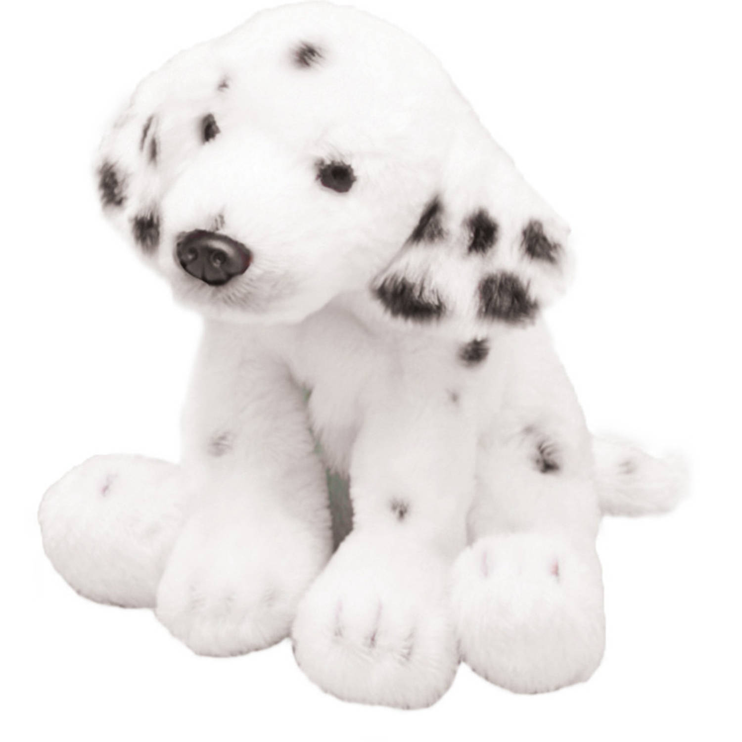 Pluche knuffel dieren Dalmatier hond 13 cm Knuffel huisdieren