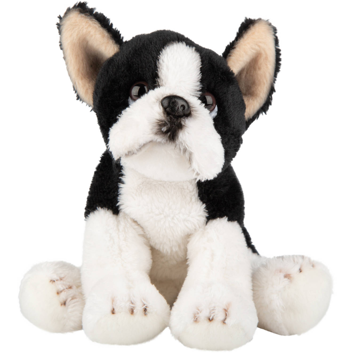 Pluche knuffel dieren Boston Terrier hond 13 cm Knuffel huisdieren