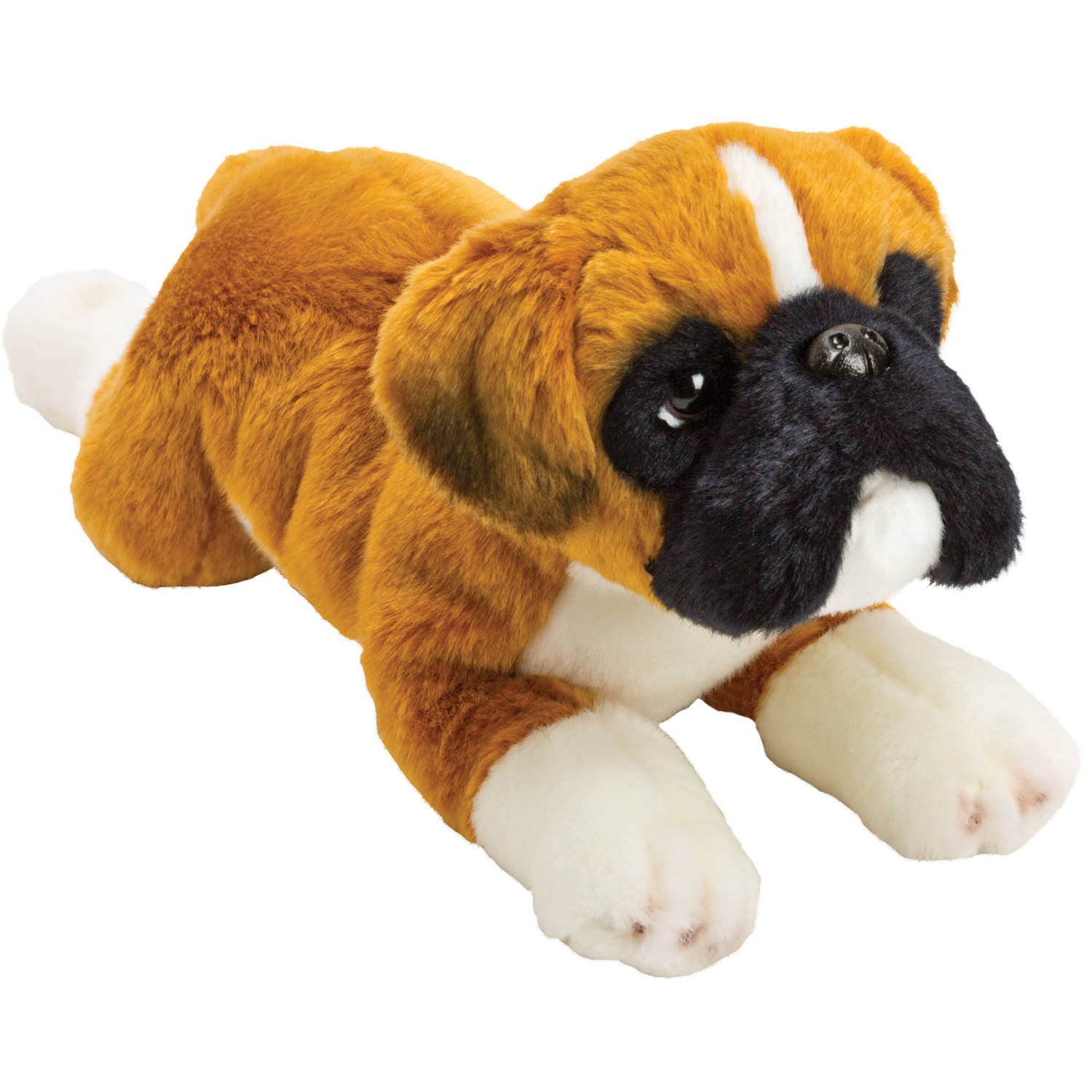 Pluche knuffel dieren Boxer hond 34 cm Knuffel huisdieren