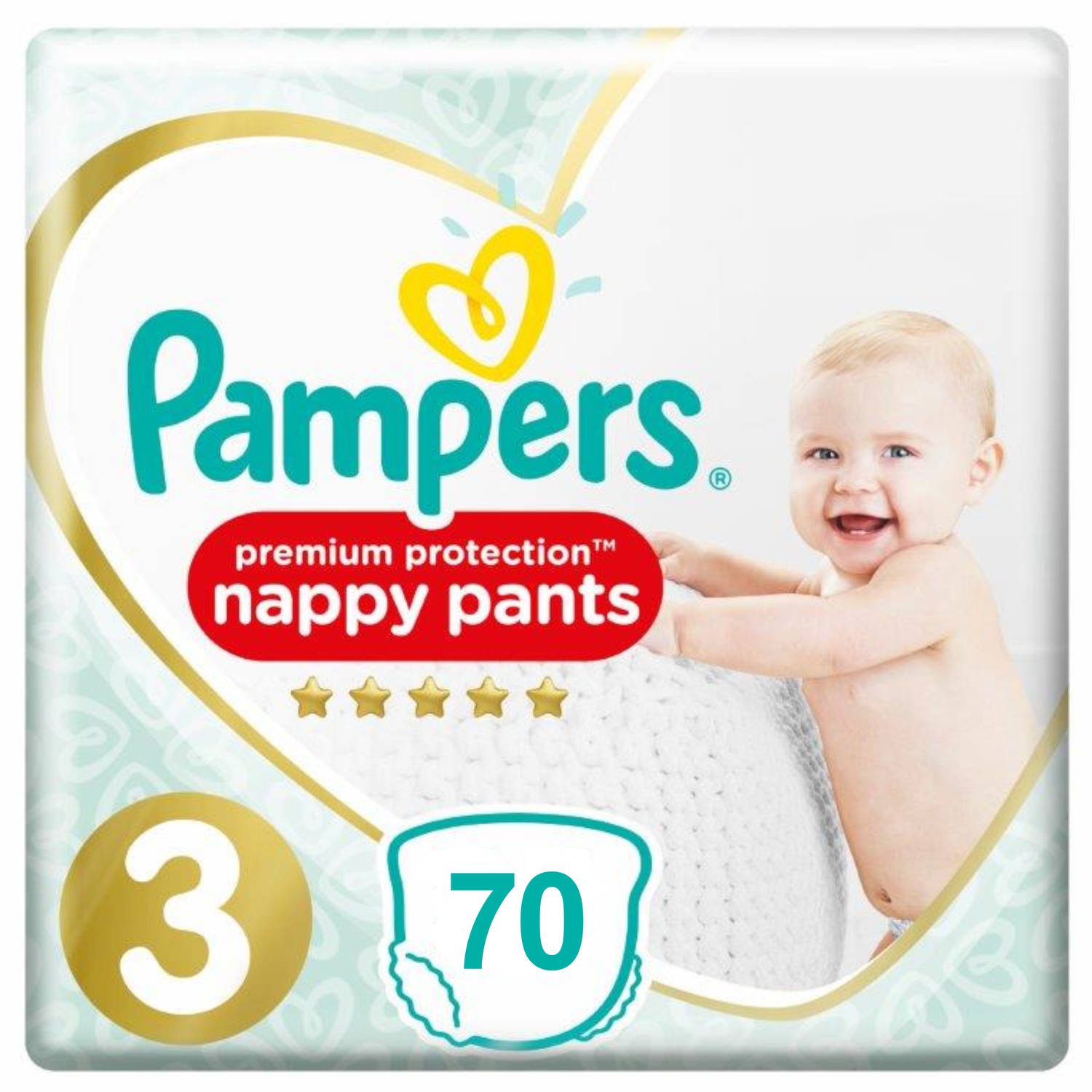 Pampers - Premium Protection Pants - Maat 3 - 70 stuks - 6/10KG