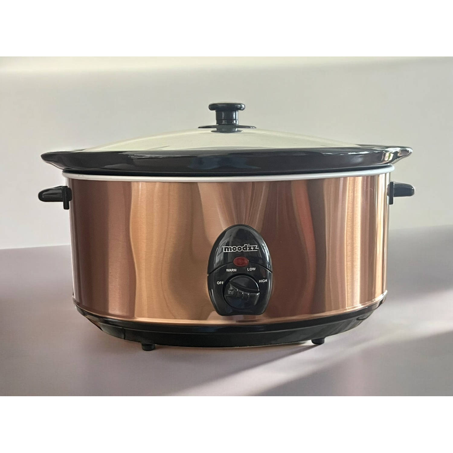 Moodzz - MZ-2304 - Elektrische Slowcooker - 4.5 L - Koperkleurig