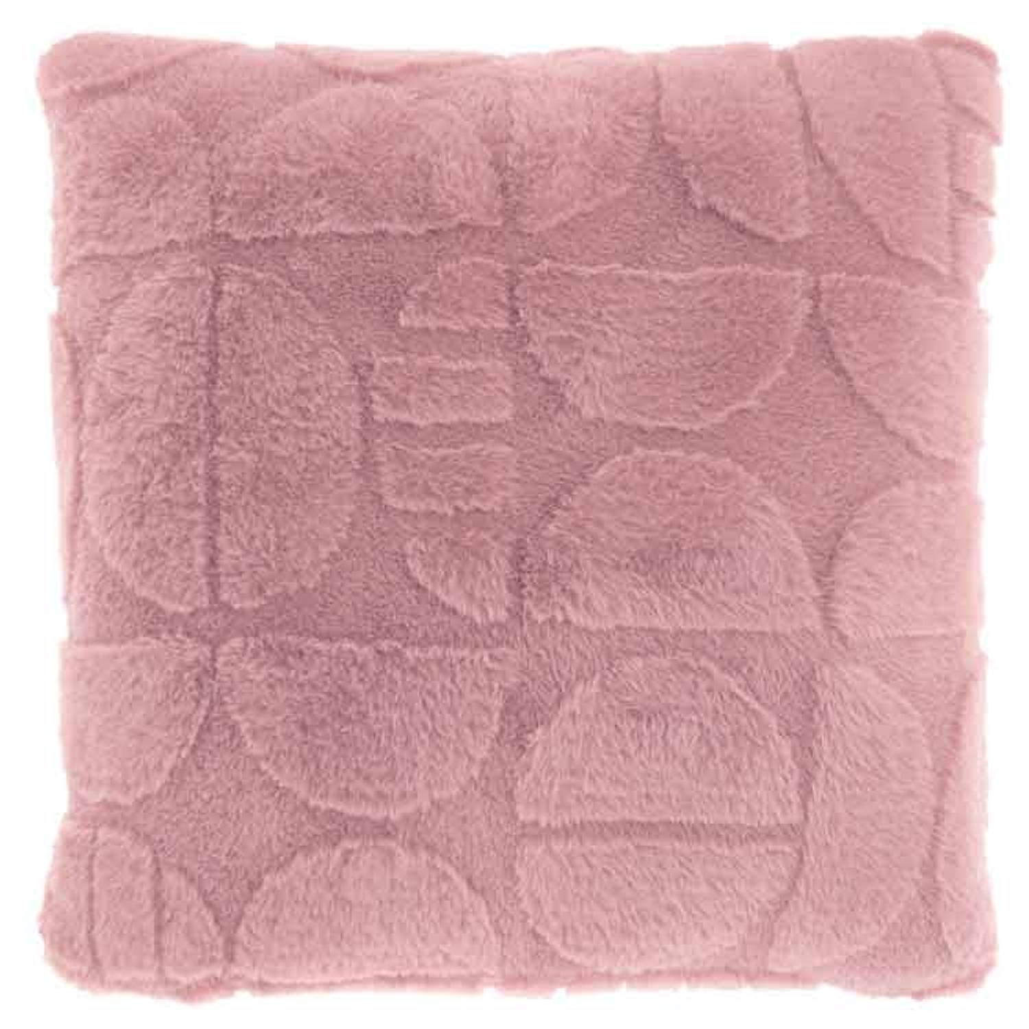 Unique Living - Kussenhoes Milan old Pink -45x45cm