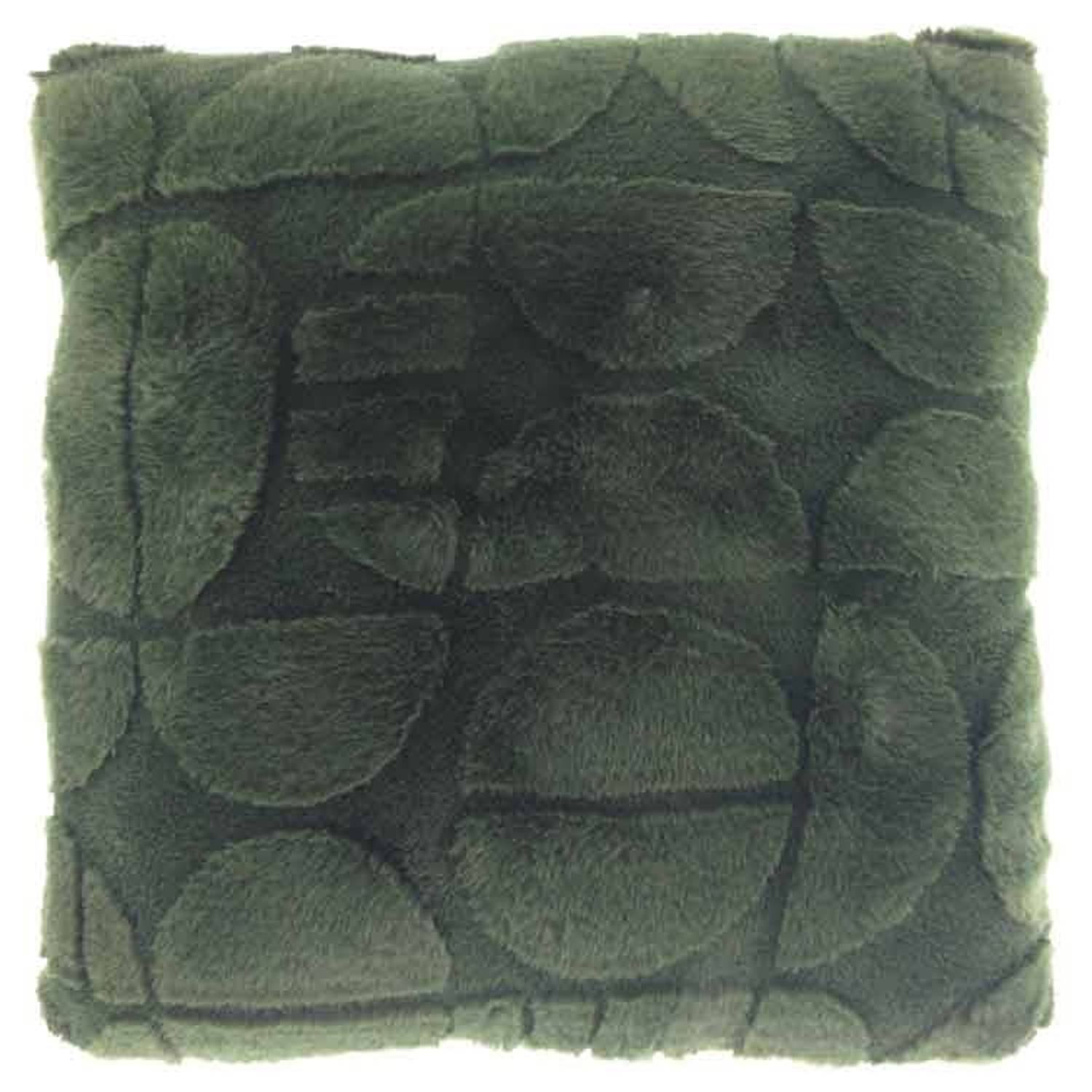 Unique Living - Kussenhoes Milan Winter Green -45x45cm