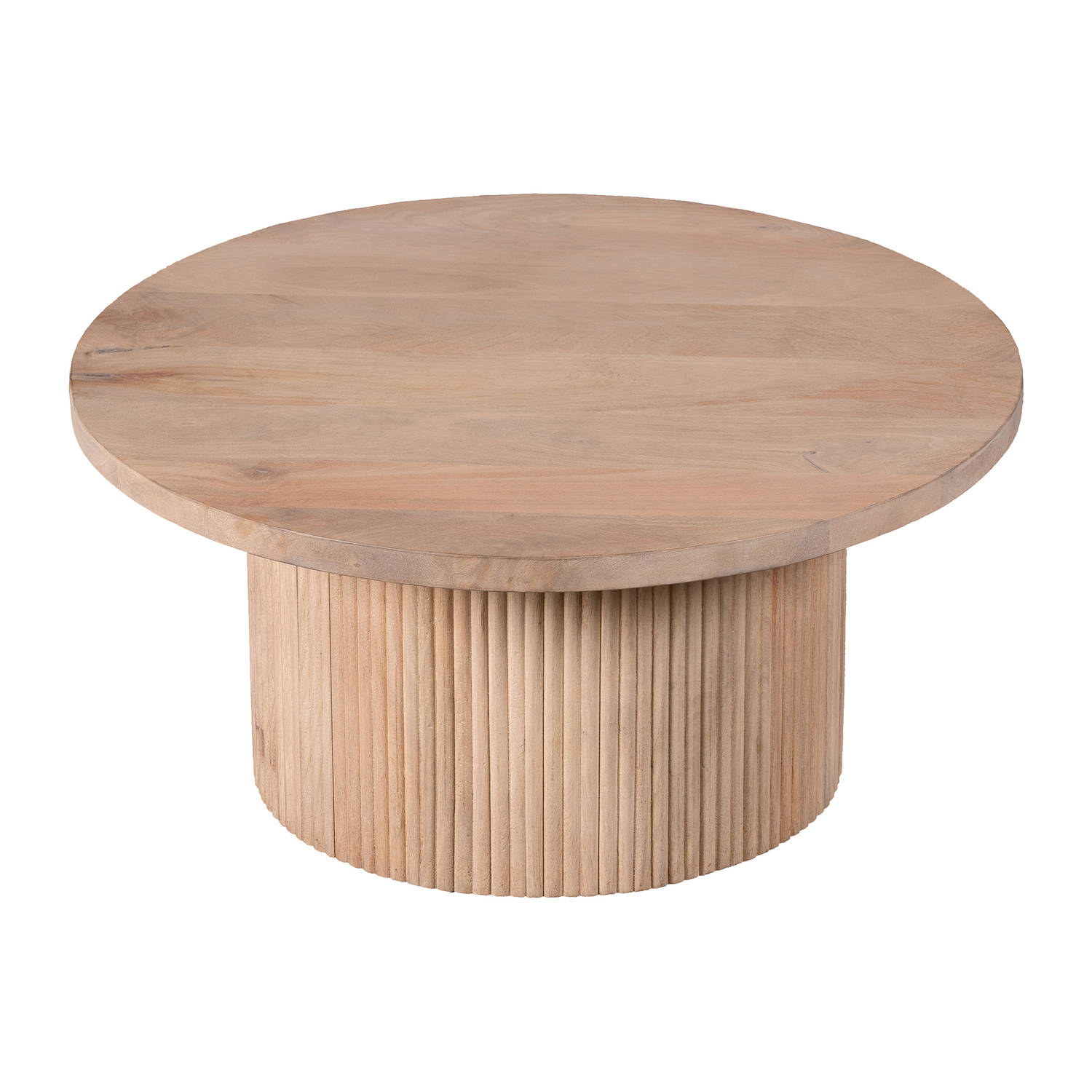 Lewis & Loft Salontafel rond Laila – FSC® Mangohout – Rond ⌀70 – Naturel