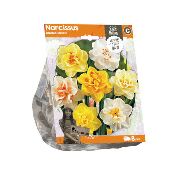 Baltus - Narcissus Double Mixed per 8 bloembollen