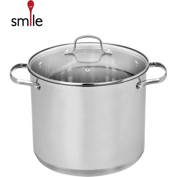 Smile Soeppan Kookpan groot - 11 Liter - Inductie - Met Maatverdeling