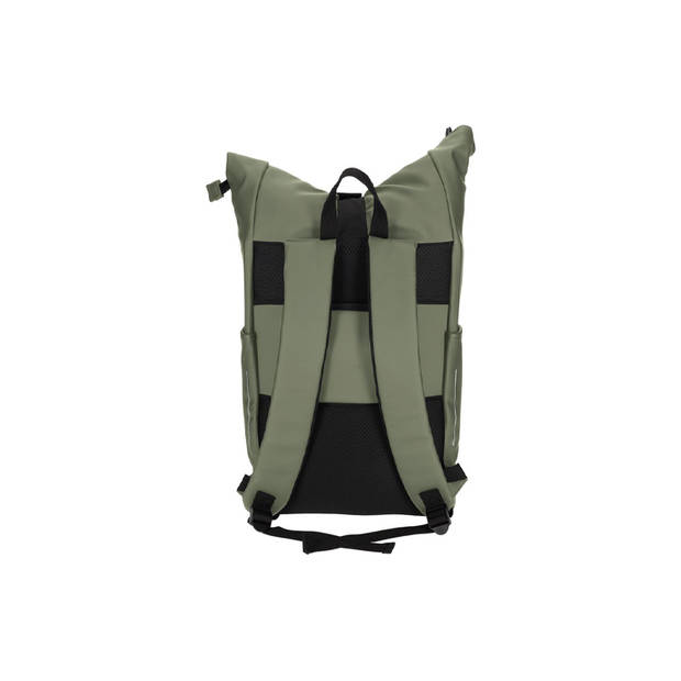 Norlander Rolltop fietsrugzak 25L - Vegan Dull PU - 30,5 x 14 x 59 cm - Groen