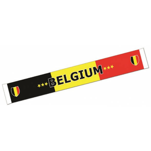 Belgie supporters sjaal 150 cm - Verkleedsjaals