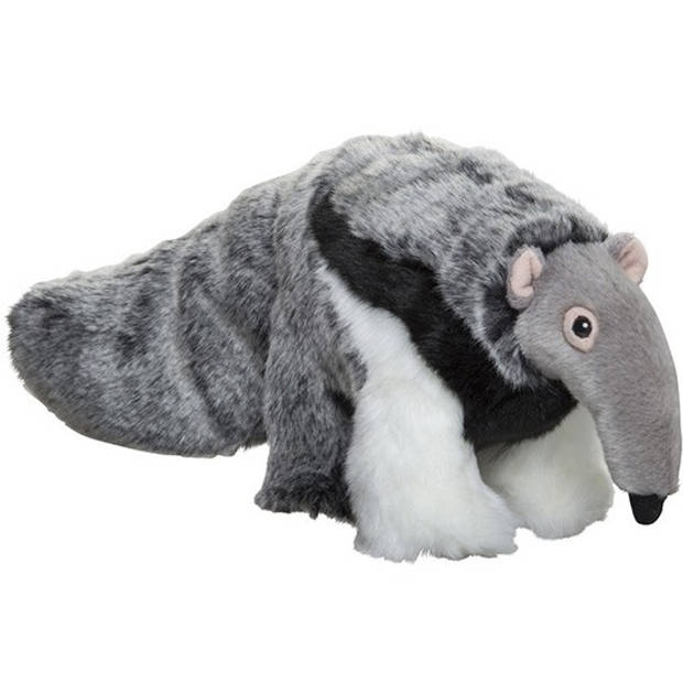 Grijze miereneters knuffels 40 cm knuffeldieren - Knuffeldier