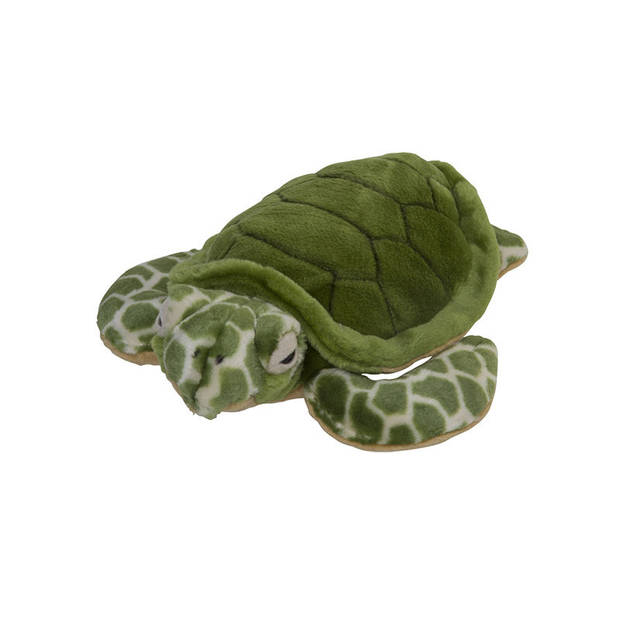 Pluche Karetschildpad/zeeschildpad knuffel van 35 cm - Knuffel zeedieren