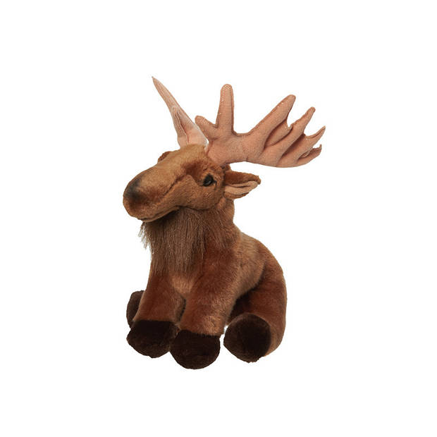 Pluche Eland knuffel van 26 cm - Knuffeldier