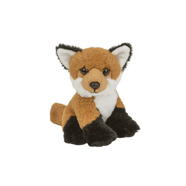 Pluche Vos puppy knuffel van 12 cm - Knuffel bosdieren