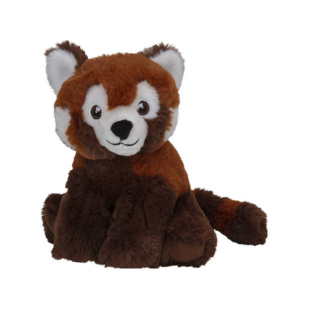 Pluche knuffel rode panda beer van 16 cm - Knuffeldier