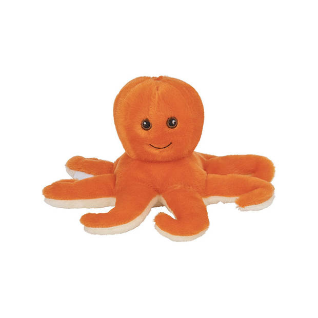 Pluche knuffel octopus/inktvis van 17 cm - Knuffel zeedieren