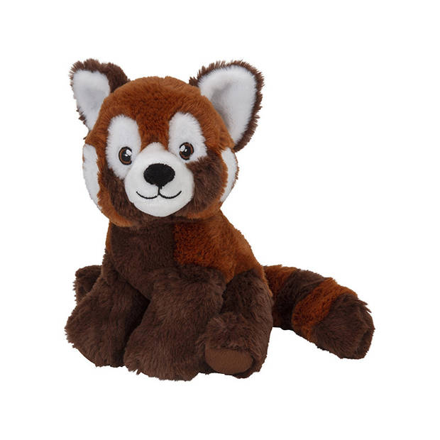 Nature Planet pluche knuffel rode panda beer - 21 cm - Dieren - Knuffeldier