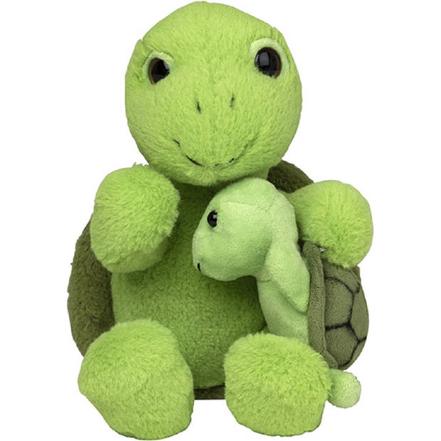 Pluche familie Schildpadden knuffels van 22 cm - Knuffeldier