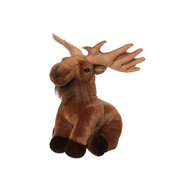 Pluche Eland knuffel van 32 cm - Knuffeldier