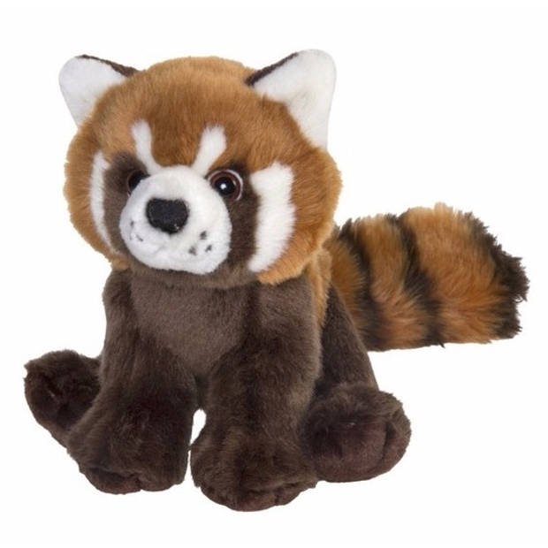 Pluche knuffel rode panda 18 cm - Knuffeldier