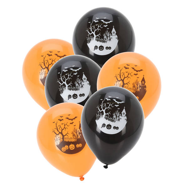 Halloween ballonnen - 20 stuks - versiering - Haunted House - Ballonnen