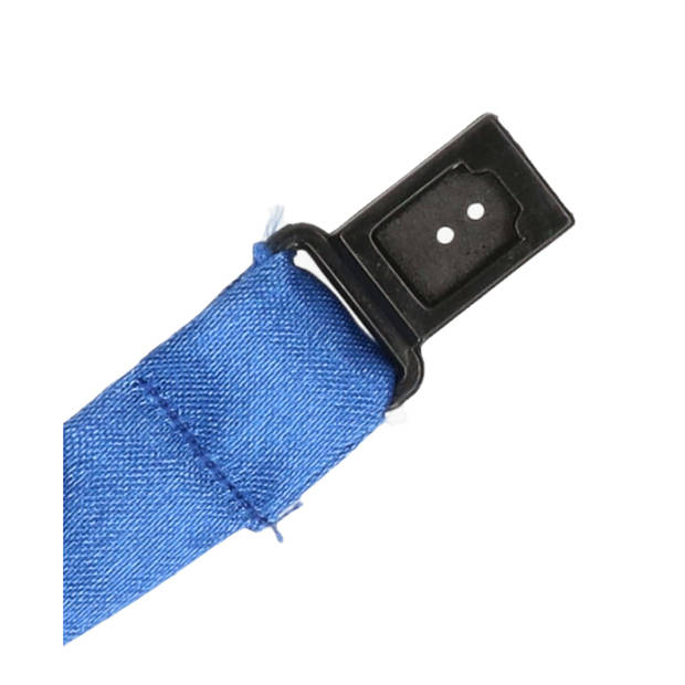 Vlinderstrikje/das kobalt blauw met pailletten verkleedaccessoires voor volwassenen - Verkleedstrikjes