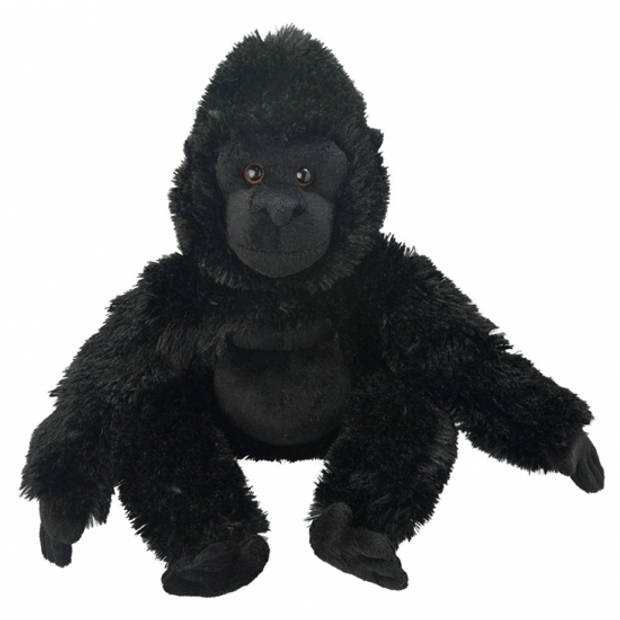 Pluche gorilla apen knuffeldier 33 cm - Knuffel bosdieren