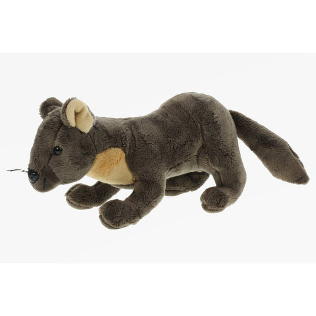 Pluche knuffel dieren boommarter van 29 cm - Knuffeldier