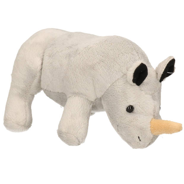 Pluche knuffel dieren Neushoorn van 23 cm - Knuffeldier