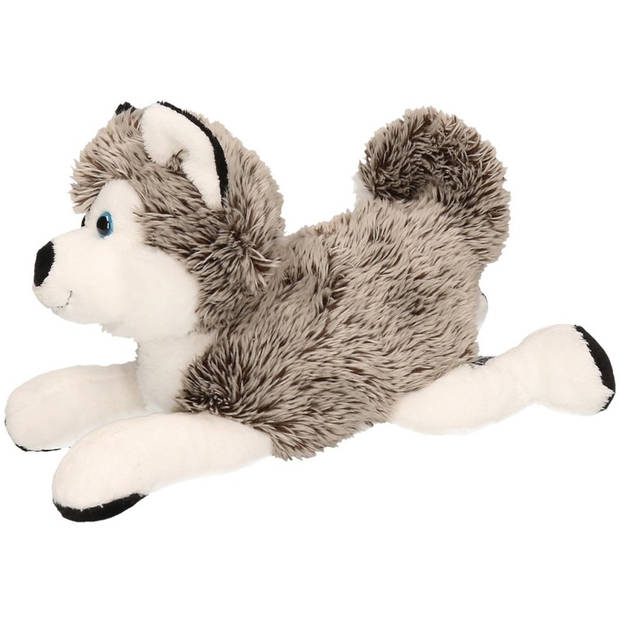 Zachte husky knuffel 24 cm - Knuffel huisdieren