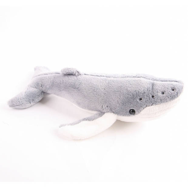 Pluche whale bultrug 24 cm - Knuffel zeedieren