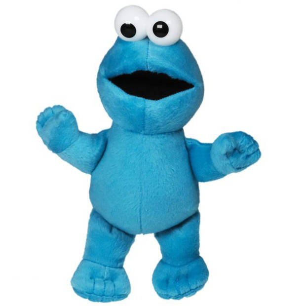 Sesamstraat pluche knuffel pop - Koekiemonster - stof - 25 cm - speelgoed bekend van TV - Knuffeldier