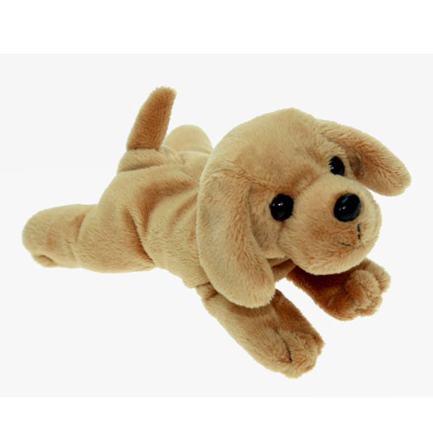 Pluche knuffel dieren Labrador hond van 18 cm - Knuffel huisdieren