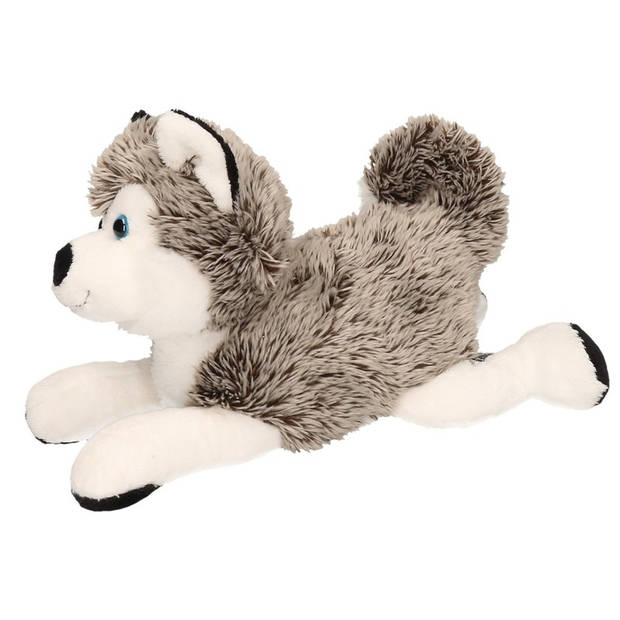 Zachte husky knuffel 30 cm - Knuffel huisdieren