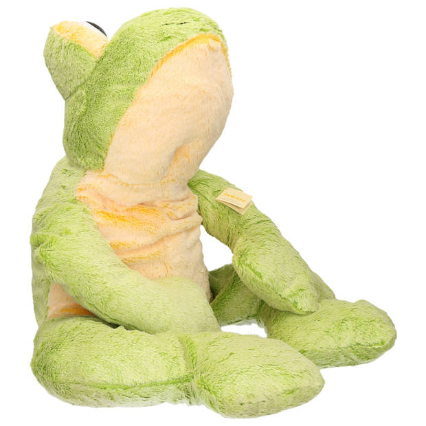 Knuffelparadijs groene mega kikker pluche knuffel - 97 cm - Knuffeldier