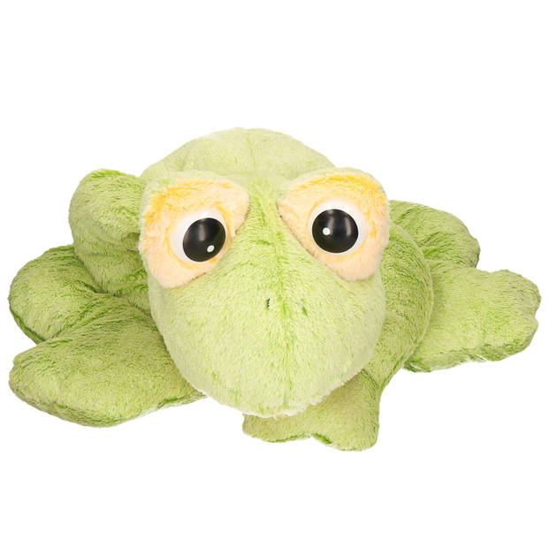 Knuffelparadijs groene mega kikker pluche knuffel - 97 cm - Knuffeldier