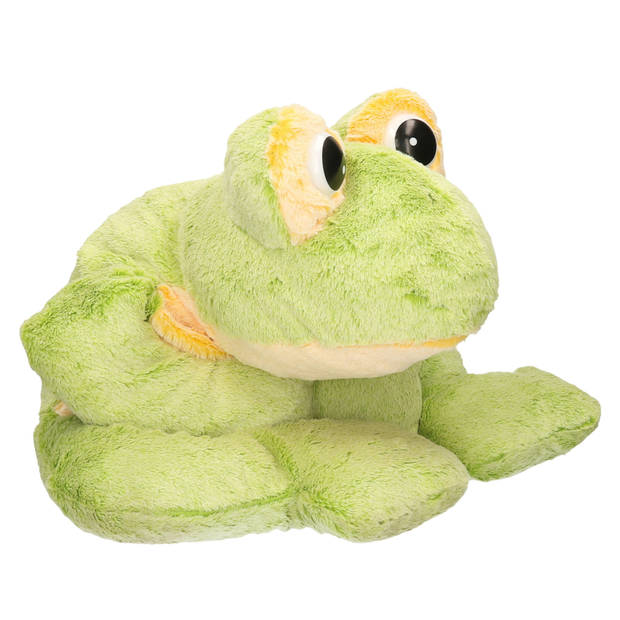 Knuffelparadijs groene mega kikker pluche knuffel - 97 cm - Knuffeldier