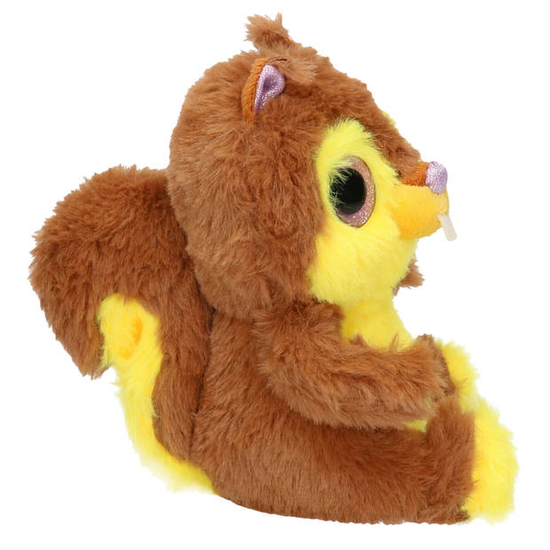 Pluche eekhoorn knuffeldier 19 cm - Knuffel bosdieren