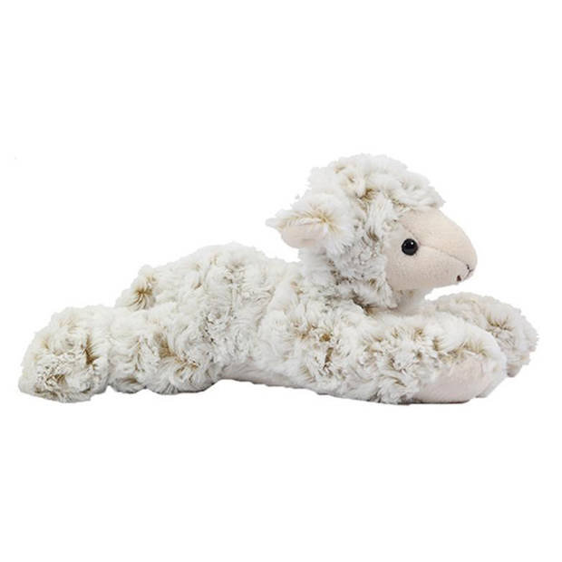 Pia Toys Knuffeldier Schaap/lammetje - zachte pluche stof - premium kwaliteit knuffels - wit - 27 cm - Knuffel boederijd