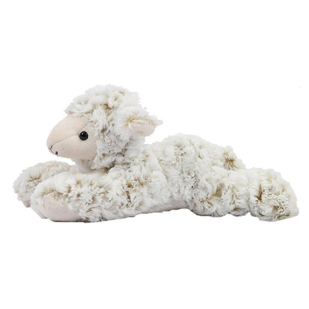 Pia Toys Knuffeldier Schaap/lammetje - zachte pluche stof - premium kwaliteit knuffels - wit - 27 cm - Knuffel boederijd