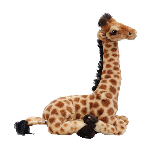 Pia ToysKnuffeldier Giraffe - zachte pluche stof - lichtbruin - kwaliteit knuffels - 30 cm - Knuffeldier