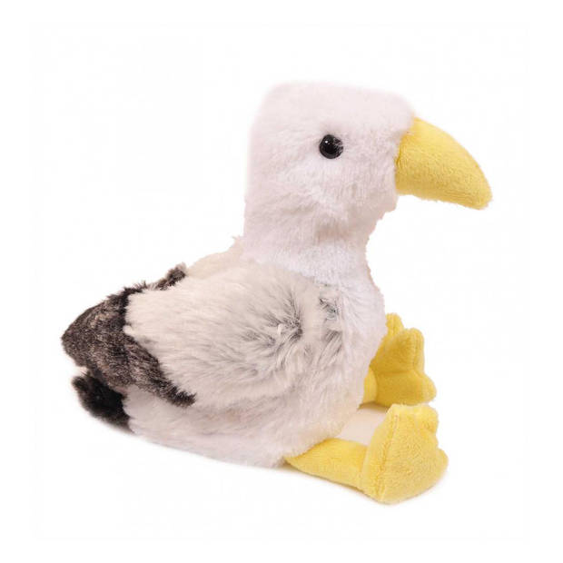 Pia Toys Knuffeldier Meeuw - zachte pluche stof - premium kwaliteit knuffels - Vogels - 20 cm - Vogel knuffels