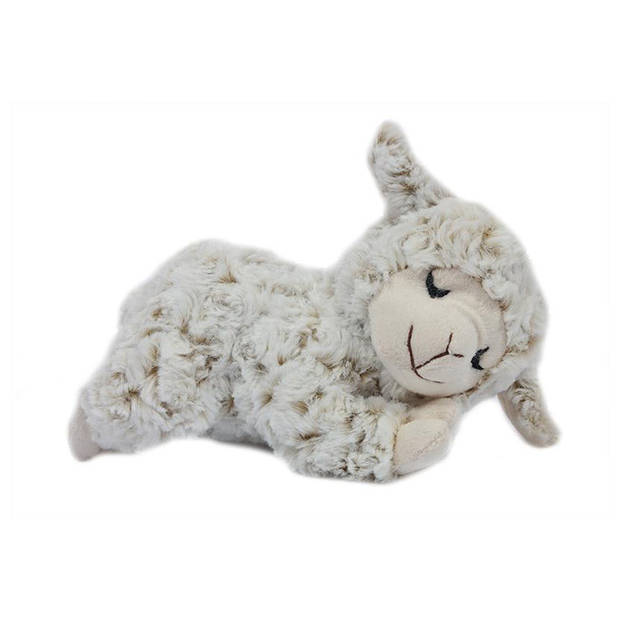 Pia Toys Knuffeldier Schaap/lammetje - zachte pluche stof - premium kwaliteit knuffels - wit - 21 cm - Knuffel boederijd