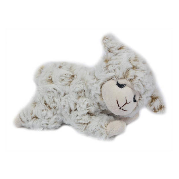 Pia Toys Knuffeldier Schaap/lammetje - zachte pluche stof - premium kwaliteit knuffels - wit - 17 cm - Knuffel boederijd