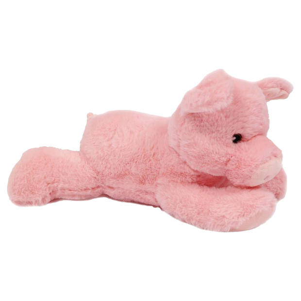 Pia Toys Knuffeldier Varken/biggetje - roze - pluche stof - premium kwaliteit knuffels - 30 cm - Knuffel boederijdieren