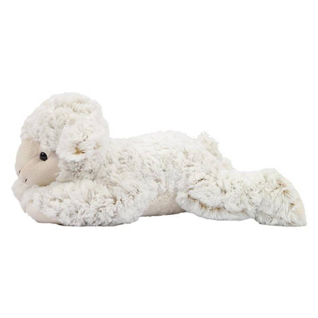 Pia Toys Knuffeldier Schaap/lammetje - zachte pluche stof - premium kwaliteit knuffels - wit - 37 cm - Knuffel boederijd