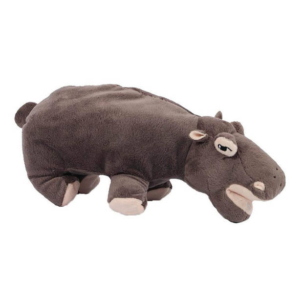 Pia Toys Knuffeldier Nijlpaard - zachte pluche stof - premium kwaliteit knuffels - grijs - 29 cm - Knuffeldier